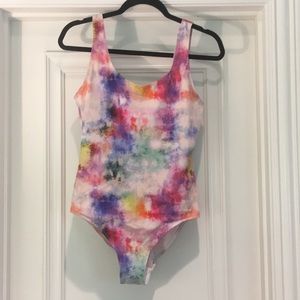 Tie Dye Scoop One Piece Swimsuit